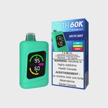 STLTH 60K disposable vape device — shop STLTH disposables and refillable pods online in Canada